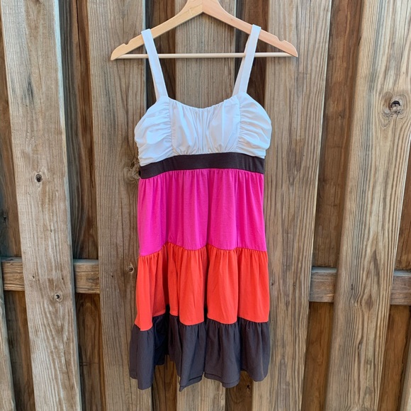 Candies Color Block Minidress - Picture 2 of 6